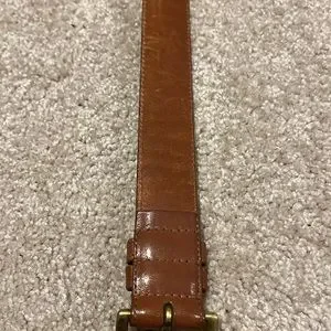 Coach - VTG brass/tanned cowhide belt 38” made in Costa Rica Coach | Accessories | Coach Vtg Brasstanned Cowhide Belt 38  main image 2